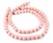 The Bead Chest Natural 12mm Wooden Beads in Pink for Jewelry Making – Round Loose Wood Spacer Beads I Approximately 35 Beads